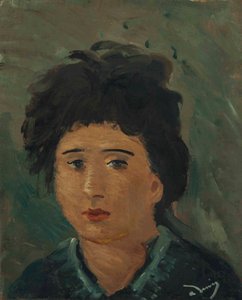 Portræt af en kvinde af Andre Derain