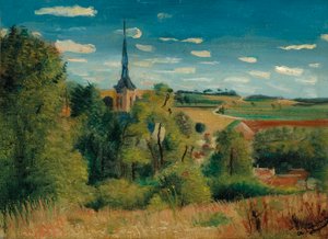 Udsigt over Donnemarie-en-Montois af Andre Derain