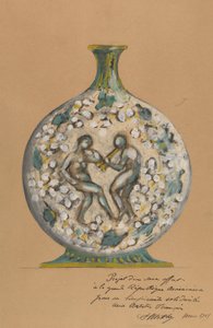 Vase med dansende figurer af André Metthey