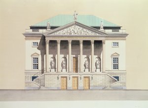Deutsche Staatsoper, Berlin, Tyskland Facade fra det 18. århundrede af Andras Kaldor