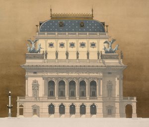 Nationalteatret, Prag, Tjekkiet af Andras Kaldor