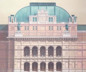 Statsoperaen, Wien, Østrig (detalje) af Andras Kaldor