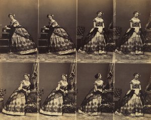 Clara Silvois, 1861. af Andre Adolphe Eugene Disderi