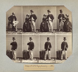 Grev og grevinde Tyszkiewicz af Andre Adolphe Eugene Disderi