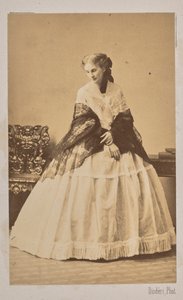 Hertuginde Sofia de Morny 1838-1896, født grevinde Trubetskaya, 1862. af Andre Adolphe Eugene Disderi