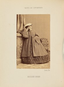 Madeleine Brohan af Andre Adolphe Eugene Disderi