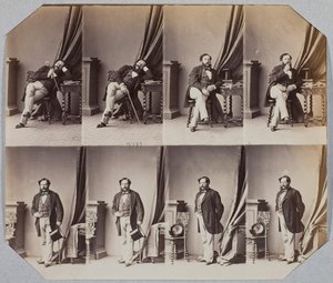 Napoleon Coste, 1859. af Andre Adolphe Eugene Disderi