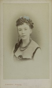 Portræt af Cora Pearl 1836-1886, ca 1865.