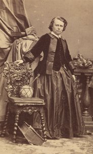Portræt af Rosa Bonheur 1822-1899, begyndelsen af ​​1860