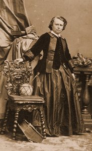 Portræt af Rosa Bonheur, ca. 1861 (foto) af Andre Adolphe Eugene Disderi