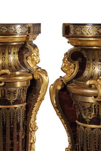 Par Louis XIV sokler af Andre Charles Boulle