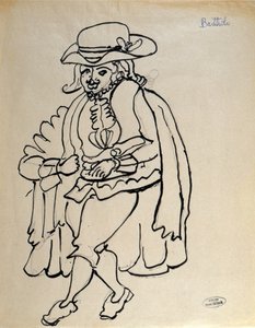 Kostumedesign til Bartholo til en opførelse af 