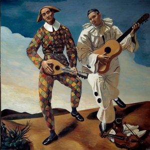 Harlekin og Pjerrot af Andre Derain