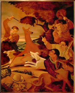 Jagt på hjorte af Andre Derain
