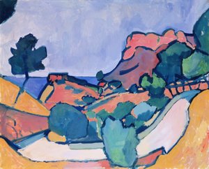 Bjergvej af Andre Derain
