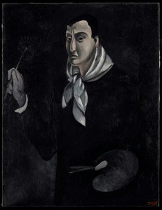 Portræt af kunstneren, ca. 1912-14 (olie på lærred) af Andre Derain