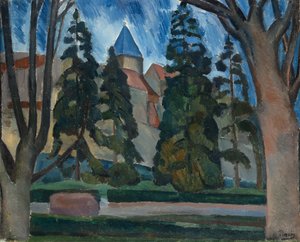 Stenbrudslandskab ved Seinen af Andre Derain