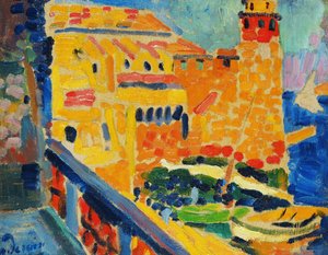 Fyrtårnet ved Collioure af Andre Derain