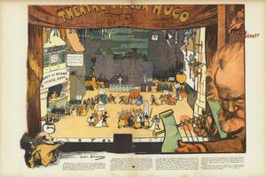 Hundredåret for Victor Hugos fødsel, illustration til Le Rire