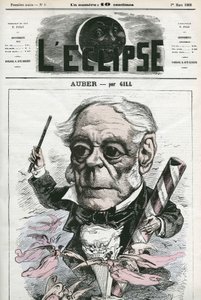 Auber Daniel-Francois-Esprit (1782-1871), fransk musiker. Cover i "" L