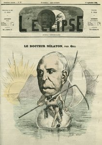 Auguste Nelaton (1807-1873), fransk kirurg. Cover i "" L