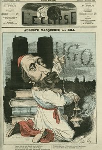Auguste Vacquerie (1819-1895), fransk digter, dramatiker og journalist. Cover i "" L