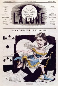Karikatur af Cora Pearl (1842-c.1886) fra 