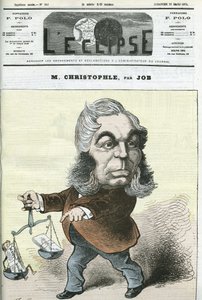 Tegneserie af Albert Christophle, fransk politiker. Cover i "" L