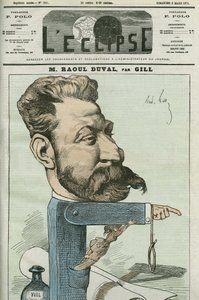 Tegnefilm af Fernand Raoul-Duval (Fernand Raoul Duval af Andre Gill