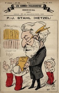 Tegneserie af Pierre Jules Hetzel fra 
