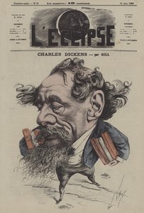 Charles Dickens af Gill af Andre Gill