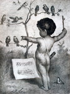 Tegning af André Gill, 1927 af Andre Gill