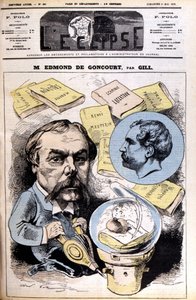 Edmond de Goncourt - af Gill, i "" L