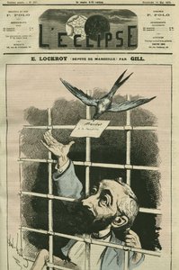 Edouard Simon Lockroy (1838-1913), fransk politiker, stedfortræder i Marseille. Cover i "" L