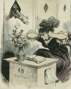 Forhøjelse af skatten på papir for at afvikle gælden fra krigen i 1870. i "" L