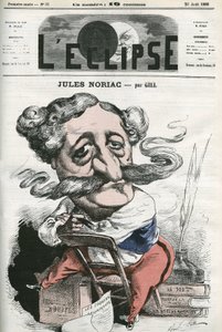 Jules Noriac (1827-1882), fransk forfatter, kritiker og journalist. Cover i "" L