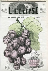Druen fra 1868, antydning af enestående høst. Cover i "" L