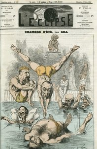 The Summer Room with gentlemen Thiers, Gambetta, Grevy, Favre, Trochu... Cover i "" L