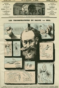 Salonens triumfatorer eller fraværets triumf af Edouard Manet (1832-1883), fransk maler. Cover i "" L