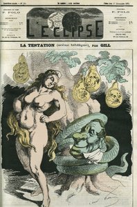 Fristelsen, Republikken-Eva fristet af Orleans-Slangen. Cover i "" L