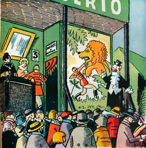 Illustration af Andre Helle fra Fables de la Fountaine, 1922, 1929