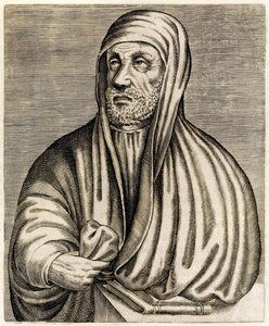 Avicenna eller Ibn Sina: Persisk polymath, fra True Portraits af André Thévet udgivet i 1584 af Andre Thevet