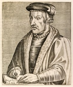 Heinrich Cornelius Agrippa, fra ?True Portraits?? af André Thévet, udgivet i 1584 af Andre Thevet