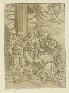 Tilbedelse af kongerne af Andrea Andreani