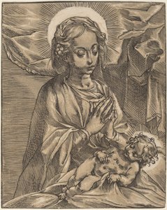 Madonna og barn, 159193. af Andrea Andreani