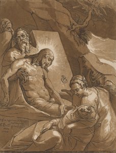 Begravelsen, 1585. af Andrea Andreani