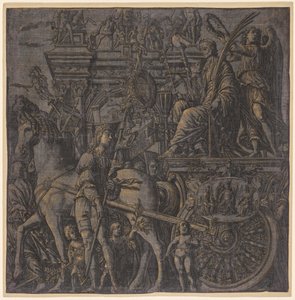 Julius Cæsars triumf: Caesar Triumphant af Andrea Andreani