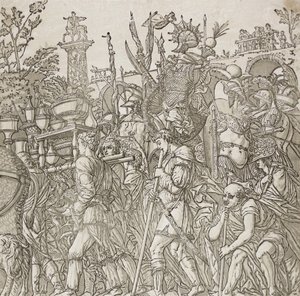 Cæsars triumf, 1599 af Andrea Andreani