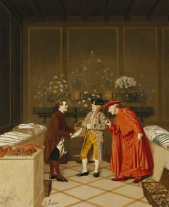 Fisk Sælger; Fiskesælgeren, af Andrea Landini