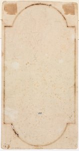 Fragment af buesporing fra recto verso, første halvdel af 1700-tallet.